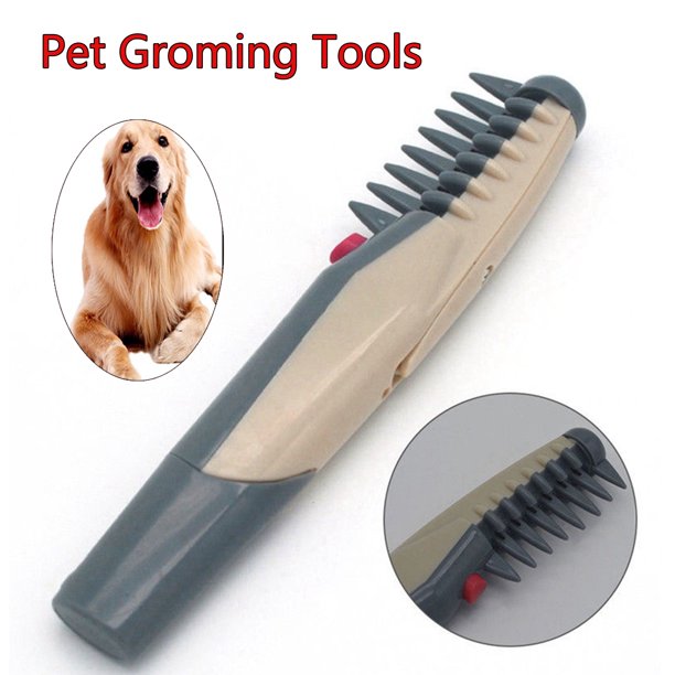 DODOING Electric Dog Cat Grooming Comb Groomer Pet Hair Scissor Trimmer