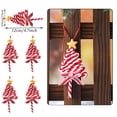 thumbnail image 1 of 4/6 Uds. Colgante de bastón de caramelo de Navidad blanco rojo bastón de caramelo colgante decoración de árbol de Navidad fiesta en casa Año Nuevo Navidad 2024, 1 of 4