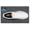 thumbnail image 4 of PU & MA Clyde Core Leather Foil White Black Lace Up mens casual Sneakers 364669-01, 4 of 6