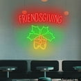thumbnail image 2 of Craftnamesign Friendsgiving Neon Light, Thankful LED Sign, Thanksgiving Decor, 2 of 5