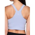 thumbnail image 4 of RBX Active Women's Ultra Soft Active Cropped Bra Tank Top With Shelf Bra, 4 of 4