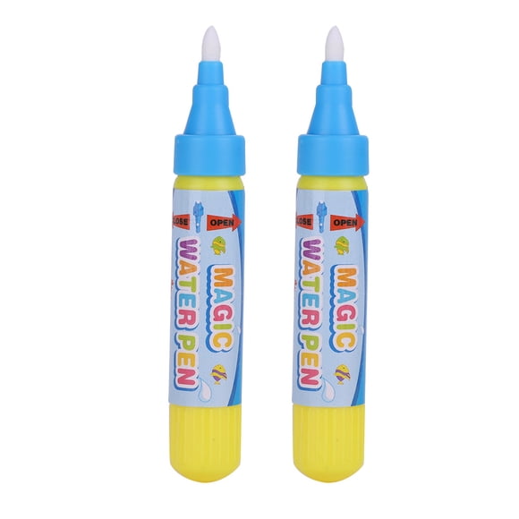 Bolígrafo de agua mágico, 2 piezas/juego, bolígrafo de agua para colorear para bebés, juego de bolígrafo de agua para bebés, uso conveniente