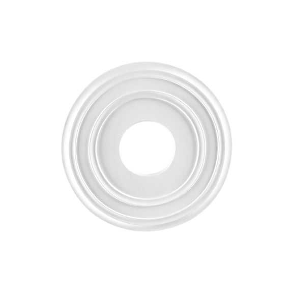 Round PU Ceiling Medallions Decorative Panel Ceiling Light Fixture Medallions Base