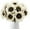 White, variant on Zukuco 6PCS Vintage Sunflowers Artificial Flowers Long Stem Silk Fake Large Sunflowers Bouquet Arrangement for Vase Wedding Table Home Porch Indoor Outdoor Cemetery Decorations (Blue)