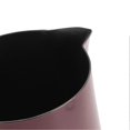 thumbnail image 2 of Pichet à mousse de lait professionnel élégant et exquis en acier inoxydable avec bec incliné pour café, latte, mousse de lait, 450 ml, violet, 2 of 4