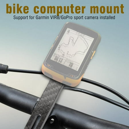 Integrated Stem (HERCHR Road Bike Cycling Computer Holder Integrated Handlebar Stem for Garmin for Bryton/Garmin Series, Bike Computer Holder, Bicycle Handlebar)