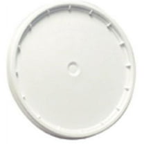 Leaktite LD6G01WH010 5 Gallon White Plastic Snap On Pail Bucket Lid - Quantity of 5