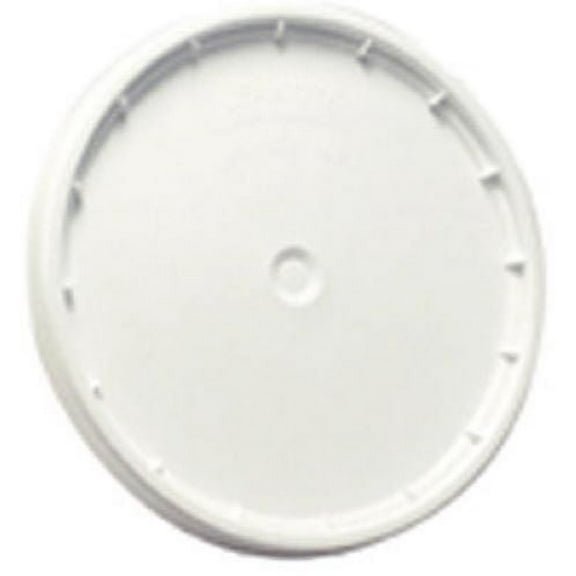 Leaktite LD6G01WH010 5 Gallon White Plastic Snap On Pail Bucket Lid - Quantity of 5