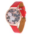 thumbnail image 4 of Relojes de Mujer - Dial Analógico Correa Cuero, - Rojo 1 jinwen Relojes de pulsera de cuarzo, 4 of 8