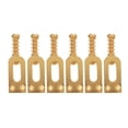 thumbnail image 1 of Selles de Pont Trémolo Guitare, 6 Pcs Selle de Pont Électrique en Forme de U Remplacement de Pont Design Surélevé, 1 of 8