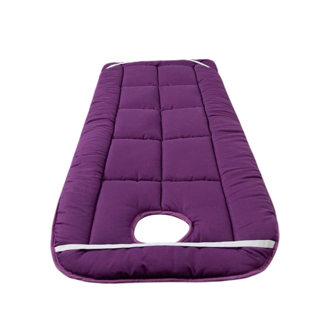 Guardurnaity Almohadilla suave para camilla de masaje de spa, para baños, pensiones y salones de masaje, color morado. masajeadores Púrpura 185x70x3cm