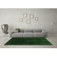 thumbnail image 3 of Ahgly Company Indoor Rectangle Abstract Emerald Green Modern Area Rugs, 3' x 5', 3 of 4