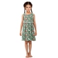thumbnail image 6 of Girls Dress Dog Christmas Snowflake Sleeveless Dress for Girls Hem A-Line Casual Sundress, 6 of 7