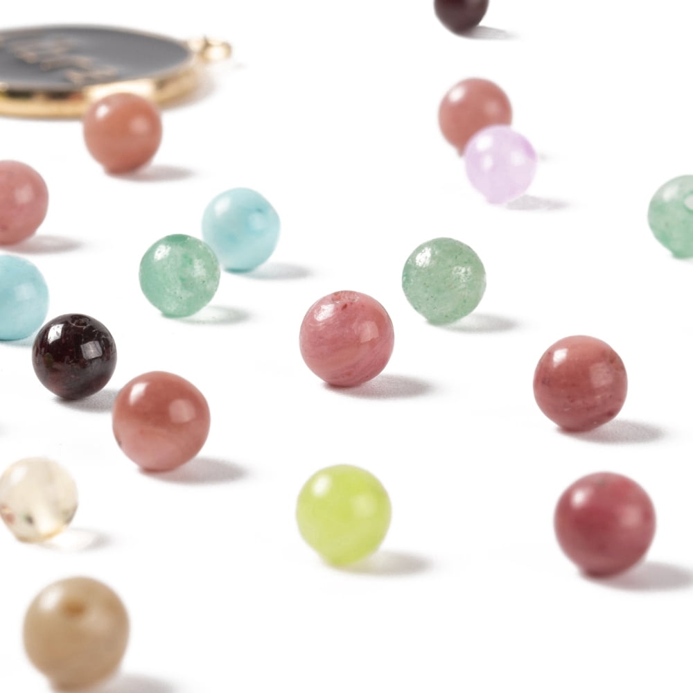 1box Birthstone Bracelets Jewelry Making Kits Including & Constellation Alloy Enamel Pendants Mixed color 624pcs/box