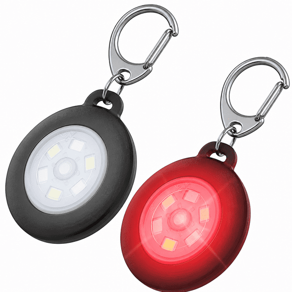 VORALYN 2 Pack Led Dog Collar Light Rechargeable Dog Lights for Night Walking 3 Modes Ip68 Waterproof Pet Walking Accessories