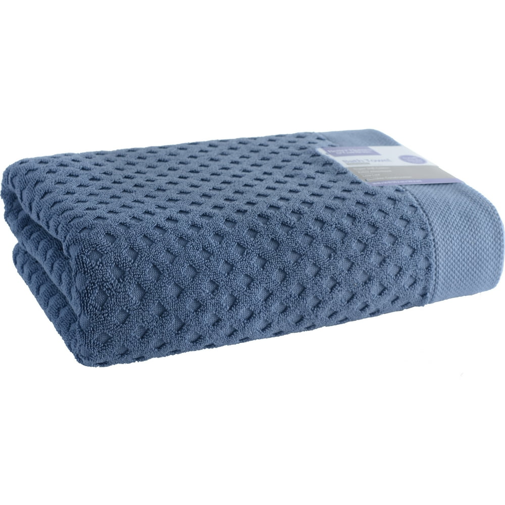 Better Homes & Gardens Thick and Plush Textured Bath Towel, Insignia
