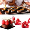 thumbnail image 3 of 30 piezas de 4,5 cm de diámetro, de acero inoxidable, perforadas, sin costuras, para tartas, tartas, tartas, tartas, tartas, tartas, tartas con agujero, 3 of 6