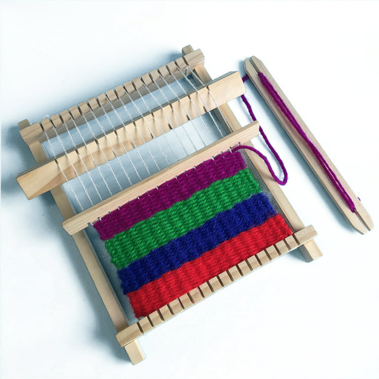Wooden Weaving Loom Craft Yarn DIY Hand Knitting Machine Kids Educatio-OZ