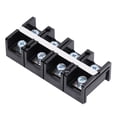 thumbnail image 4 of Bloque de terminales Conector de corriente de doble fila Cableado de alimentación Tira de terminales de cobre con cubierta AC600VTC‑1504 (8 puntos de conexión), 4 of 12