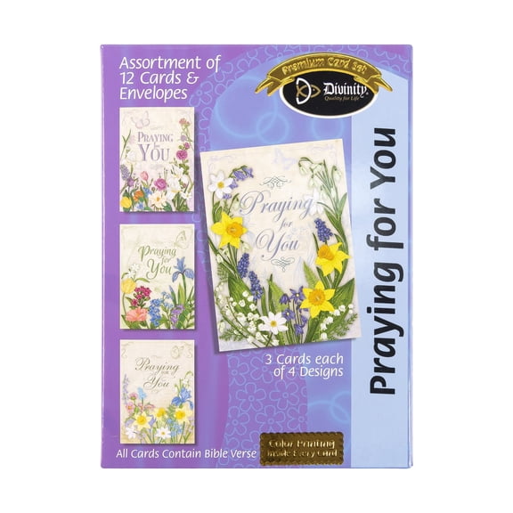 Boxed Cards - Praying For You - Set of 12