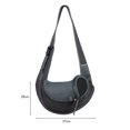 thumbnail image 2 of Pet Dog Sling Carrier Breathable Mesh Travel Safe Sling Bag Carrier for Dogs Cats, 2 of 7