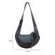 thumbnail image 2 of Bolsa bandolera para perros y gatos, de malla transpirable, segura para viajar, 2 of 7