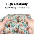 thumbnail image 7 of HELLHERO Little Cow Flowers Walker Rollator Seat Back Cover Removable Walker Seat Covers & Stretchable Material for The Elderly, 7 of 7