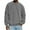 Gray_001, variant on Mens Suede Crewneck Sweatshirt Retro Acid Washed Long Sleeve Sweat Shirt Fall Winter Thermal Loose Fit Casual Solid Pullover Top Blue 5XL