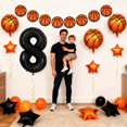 thumbnail image 4 of Globos con números de baloncesto de 40 cm para fiesta de octavo cumpleaños, 4 of 6
