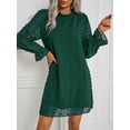 thumbnail image 3 of SWQZVT Womens Dresses Cocktail Flare Long Sleeve High Neck Elegant Dress Valentines Day Outfit Women Spring Dresses for Ladies 2024, 3 of 6