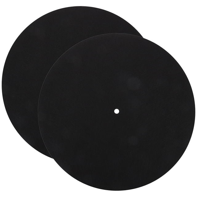 EXHUMKY 2Pack Anti-shaking Noise Reduction Felt Record Mat for Vinyl Record Enthusiasts 10Inch Turntable