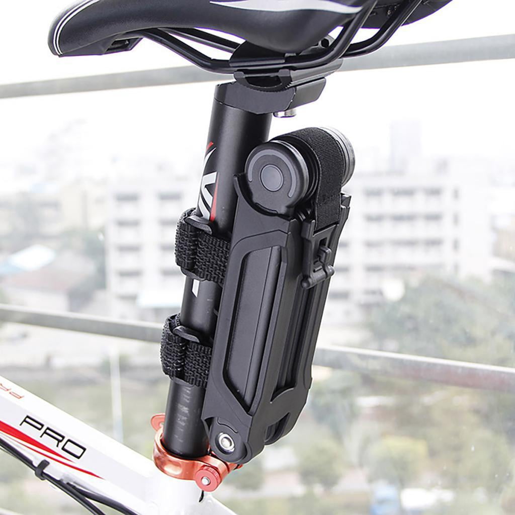 Heavy Duty 6 Joints Folding Lock with Mounting Bracket for Mountain Road Bikes