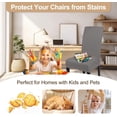 thumbnail image 6 of Dining Room Chair Covers Set of 6, Stretch Solid Color Parsons Chair Slipcover Spandex Removable Washable Kitchen Chair Protector Cover for Dining Room, Hotel, Ceremony (Pure Gray), 6 of 6