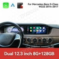 thumbnail image 2 of TPXINXIN 12.3 inch Android 13 for Mercedes-Benz S-Class W222 2014-2017 LCD Screen Car Audio,GPS Navigation BT Touchscreen,Carplay Multimedia Unit, 2 of 13