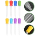 thumbnail image 2 of FELTECHELECTR 8 goteros de silicona y plástico para moldes de silicona, pipetas, artículos escolares y para el hogar (color aleatorio)., 2 of 6