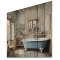 thumbnail image 2 of Designart "Pristine Laundry Bliss" Bath & Laundry Print on Natural Pine Wood, 2 of 5