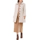 thumbnail image 2 of Abrigo de invierno de una sola botonadura con cuello Peter Pan para mujeres Inspire Chic M Beige, 2 of 7