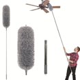 thumbnail image 2 of 1pc 110.24inch/98.43inch/55.12inch Extendable Dusters For Cleaning With Extension, 2 of 5