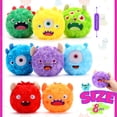 thumbnail image 2 of Pelota para perros HyDren Plush Squeaky, paquete de 8 unidades, para tamaño pequeño y mediano, 2 of 7