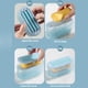 thumbnail image 5 of Jabonera portátil con cepillo, caja de jabón con rodillos, bandeja para jabón, estuche para jabón, cepillo de limpieza, 5 of 9