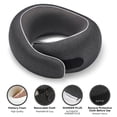 thumbnail image 7 of WANDER+ Travel Pillow, 100% Pure Memory Foam Travel Neck Pillow Airplane Neck Support Ergonomic Design Best for Sleeping Plane Car Train Office Flight for Adults ,Red, 7 of 7