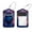 multicolored 3, variant on PhooArto 2 Pack Leather Luggage Tag with Stainless Steel Loop, Galaxy Donkey Butterflies Baggage Handbag Travel Suitcase Tags with Name ID Card Perfect to Quickly Spot Luggage Suitcase