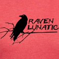 thumbnail image 3 of CafePress - Raven Lunatic Halloween T Shirt - Womens Tri-blend T-Shirt, 3 of 4