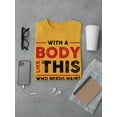 thumbnail image 3 of Who Needs Hair T-Shirt Men -Smartprints Designs, Male XX-Large, 3 of 4