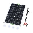 thumbnail image 2 of Kit solar de 20W Cable de pinza de conector de marina RV 18V Energía solar para motocicleta, actividad al aire li, 2 of 8