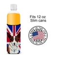 thumbnail image 4 of Carolines Treasures LH9485MUK Corgi with English Union Jack British Flag Ultra Hugger for slim cans Slim Can multicolor, 4 of 6