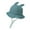 E305-Blue, variant on Childrens Sun Protection Fisherman Hat, Wide Brim Solid Color Bucket Hat for Babies and Toddlers, Spring Summer Outdoor Accessory