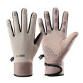 thumbnail image 1 of Motorcycle Gloves Anti-slipWindproof Touchscreen Winter Warm Full Finger Gloves For Running Cycling Skiing, 1 of 9