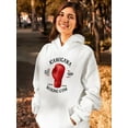 thumbnail image 2 of Boxing Gym Glove Hoodie Women -SPIdeals Designs, Female Small, 2 of 4
