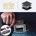 thumbnail image 3 of Monedero Travelambo, de piel, con bloqueo RFID, negro, 3 of 7